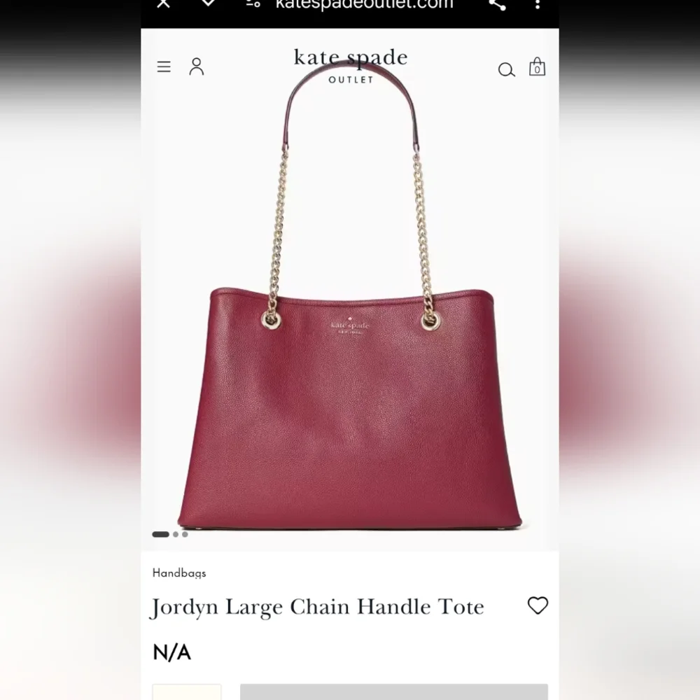 Kate Spade Burgundy Satchel and Wallet Set - Picture 11 of 16